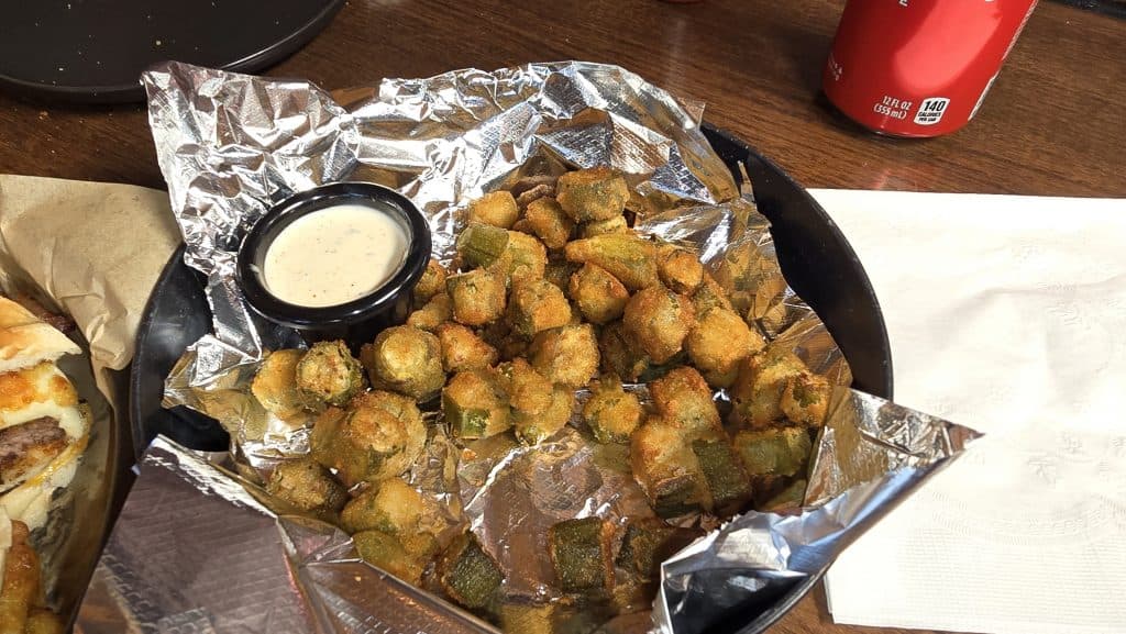 Southern-style deep fried okra